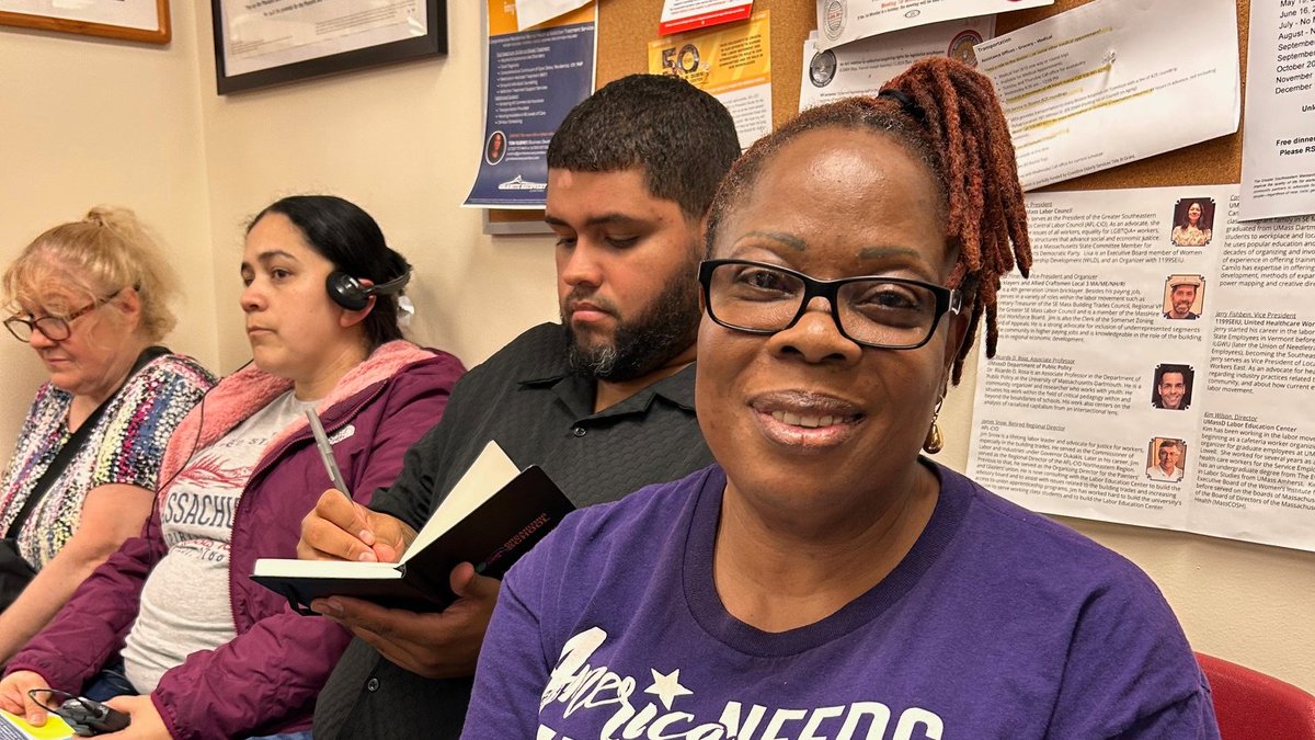 ICYMI: last week, 509 Family Child Care VP Anne spoke at the New Bedford Protect Our Care Town Hall. Anne spoke about the urgent need for Massachusetts to raise revenue in order to protect &amp; expand essential services for families across our state. (1/2)