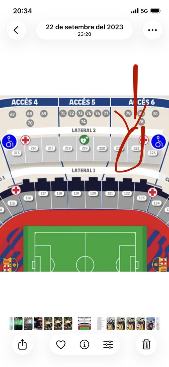rogerduran73's tweet photo. @FCBarcelona_cat @FCBarcelona_es @JoanLaportaFCB de malament a pitjor, diumenge a un gol (boca 216). Avui a l’altre (boca 222). Aixi premian als socis fidels a Montjuïc. I ELS GIRIS AL MIG DEL CAMP. No anem bé. https://t.co/PvMFTF99jj