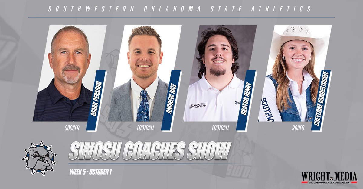Watch this week's SWOSU Coaches Show ⚽️🏈🤠 >> swosuathletics.com/news/2025/9/30…
