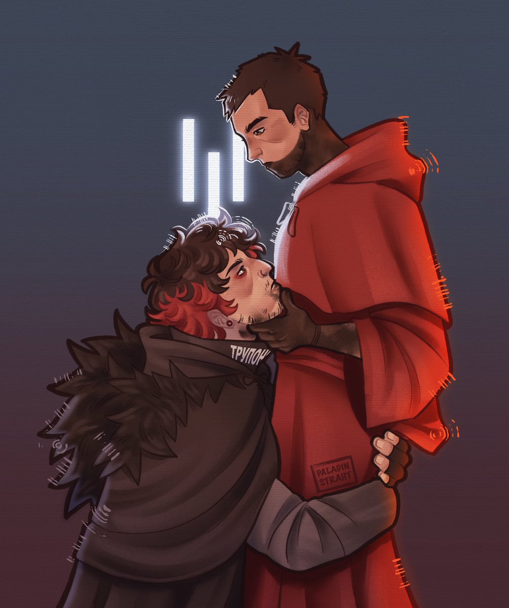 the Corpsebearer and his Bishop .

#corpsenova #cliqueart
