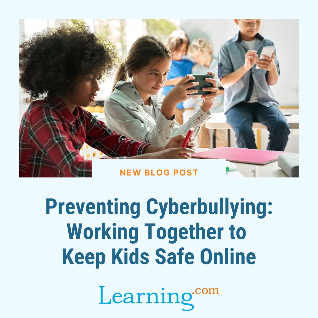 learningdotcom's tweet image. 📱 October is Bullying Prevention Month! Cyberbullying affects more than half of students. Get tips on how to prevent cyberbullying &amp;amp; keep kids safe online hubs.ly/Q03LMMFw0

#CyberbullyingPrevention #DigitalSafety