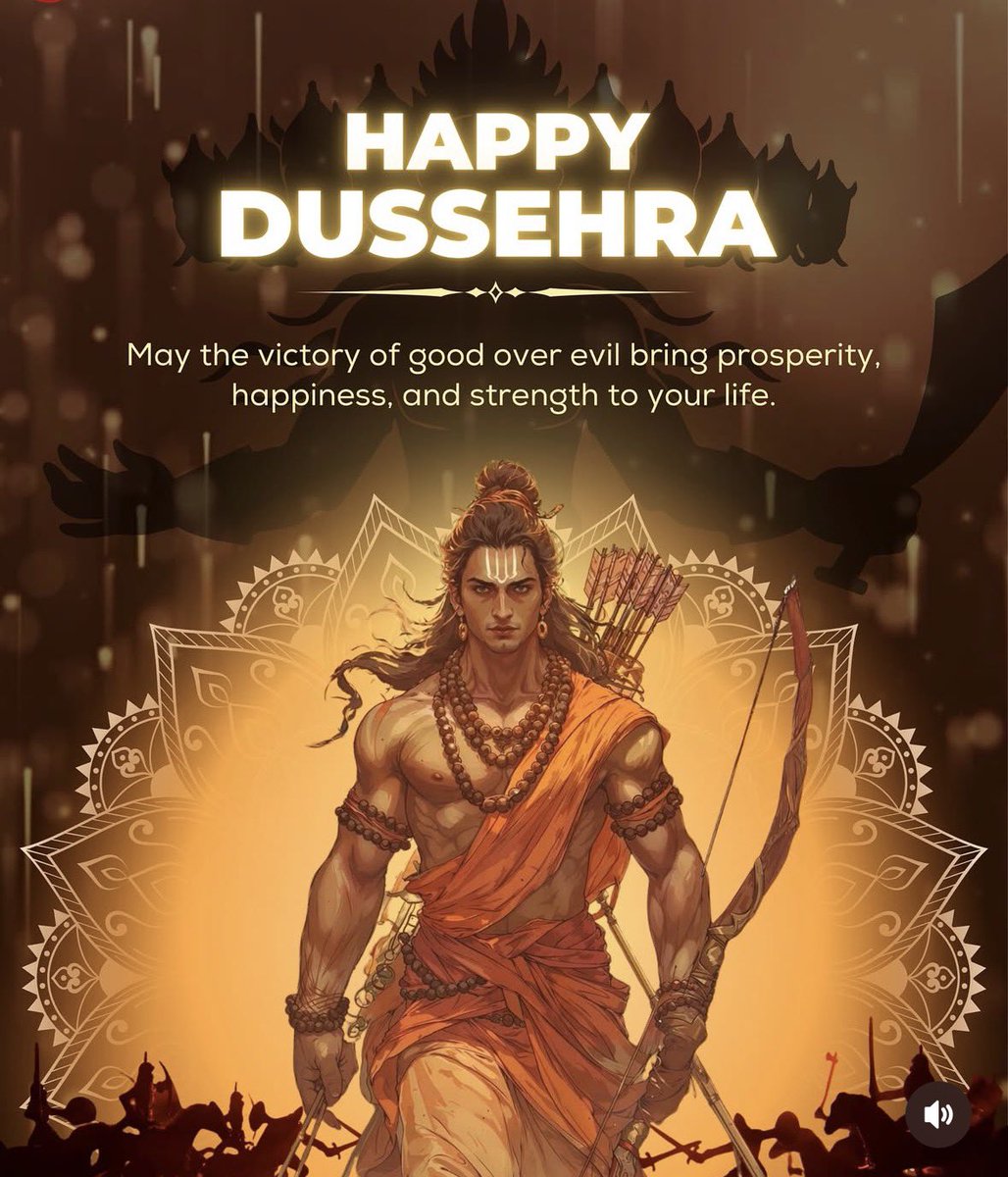 imavirajput's tweet image. Happy Dussehra! May light always conquer darkness in your life.
#HappyVijayadashami #happydusshera #JaiShriRam #JaiShreeRam