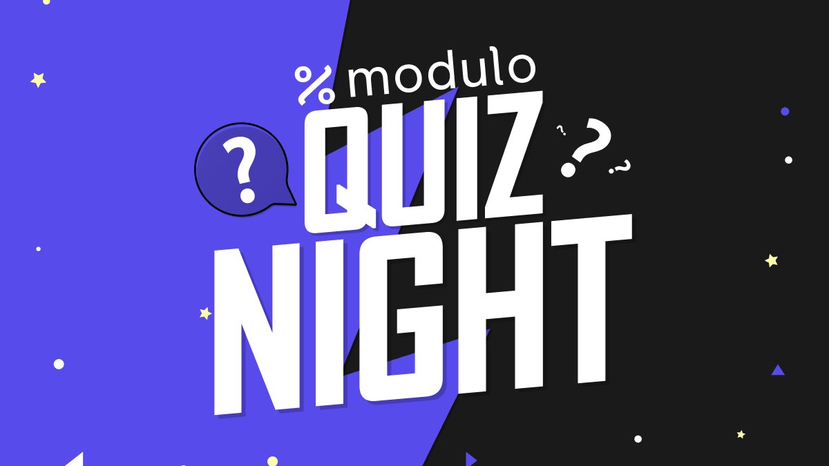 ModuloFinance's tweet image. 🧠 QUIZ NIGHT ALERT!

Think you know your DeFi history? Blockchain trivia? Crypto culture?

Join us TOMORROW (Thursday) at 14:00 UTC in our Discord events channel!

🏆 Top 5 winners get 40 Engage Points each

Time to prove you&apos;re a true crypto native 😤

modulo.finance/discord