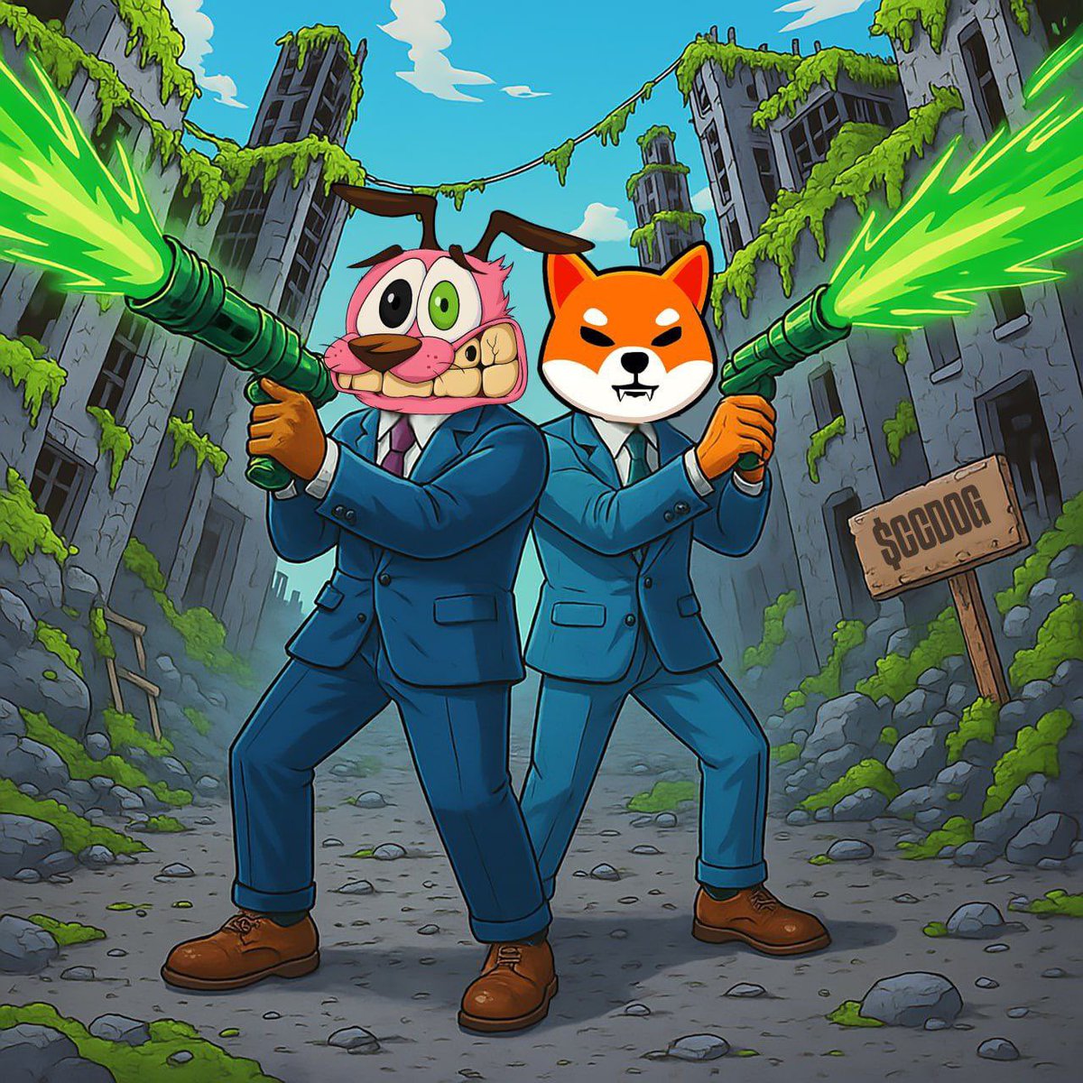 When SHIB joins forces with CCDOG… 
The run isn’t bullish.

It’s feral. 🔥🐾

Watch the energy when these two hit full speed!