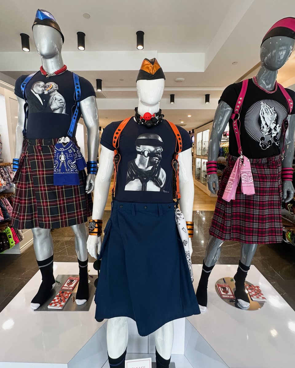 lusternla's tweet photo. Shop our New collection of Barbarian Harnesses and leather accessories. Available in an assortment of colors! Pair with our Kilts or your favorite pair of jeans!  #lusternla #queerfashion #leatherharnesses #kilt #fabrickilt https://t.co/cPXU6FS0xW