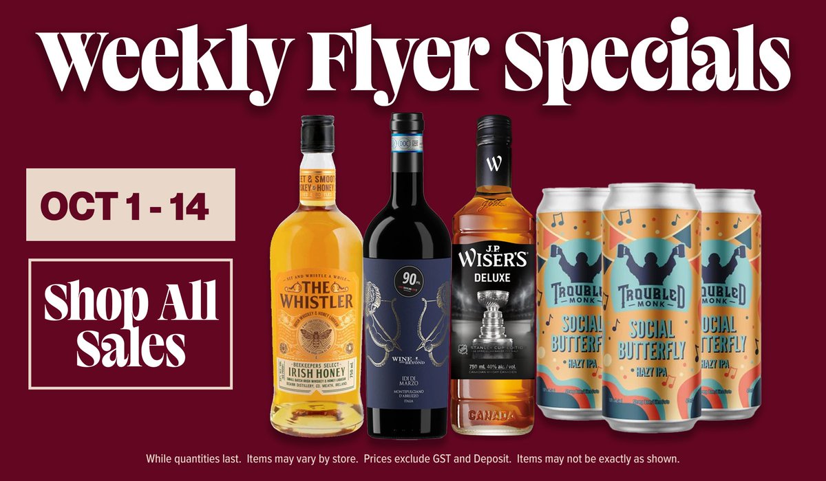 Weekly savings start now! 🛒🍷 Check out our new flyer, valid through Oct 14, and stock up at W&amp;B. wineandbeyond.ca/collections/al…
