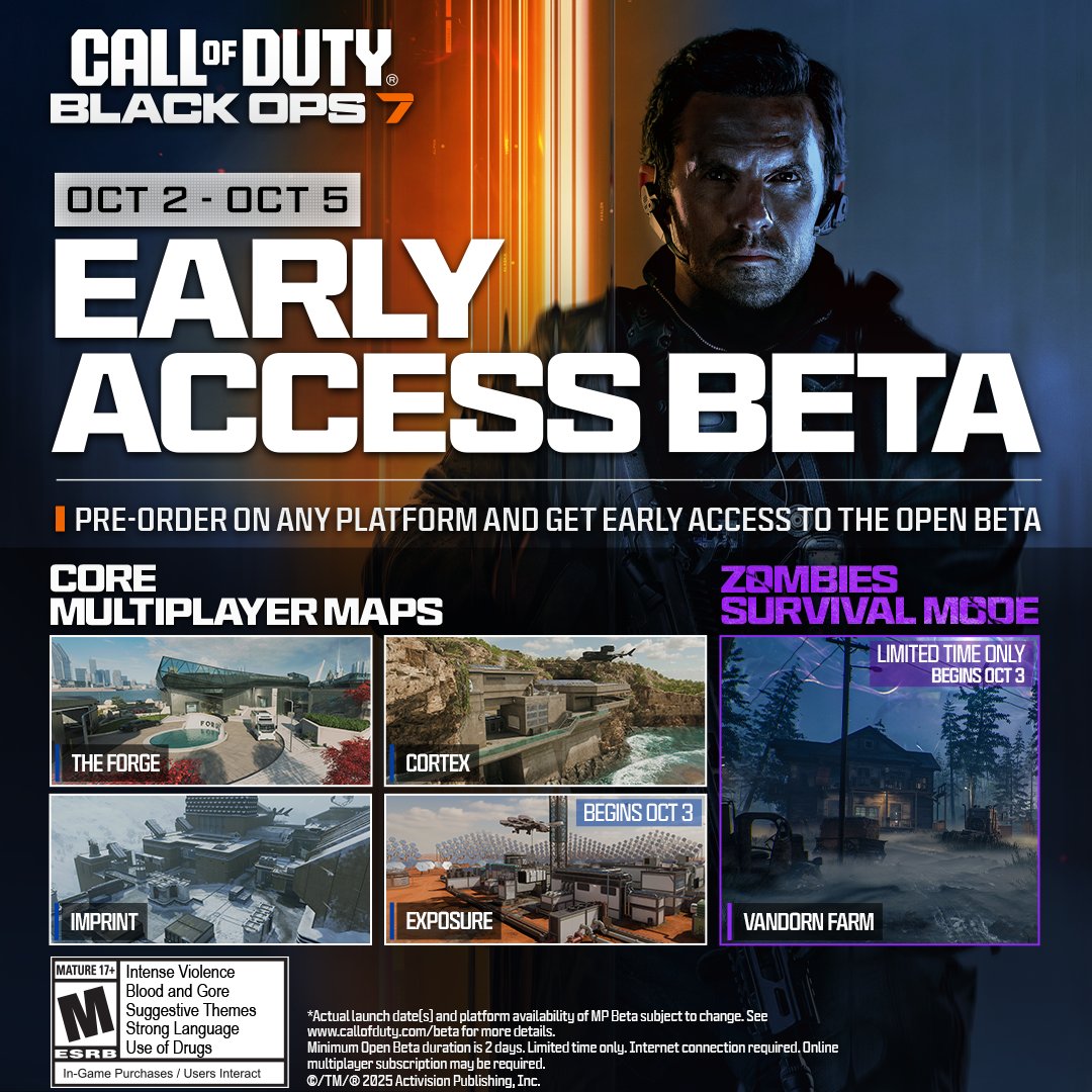 #BlackOps7 Beta is STACKED 🔥

Pre-order now and get early access 👉 a.atvi.com/PreOrder-Black…