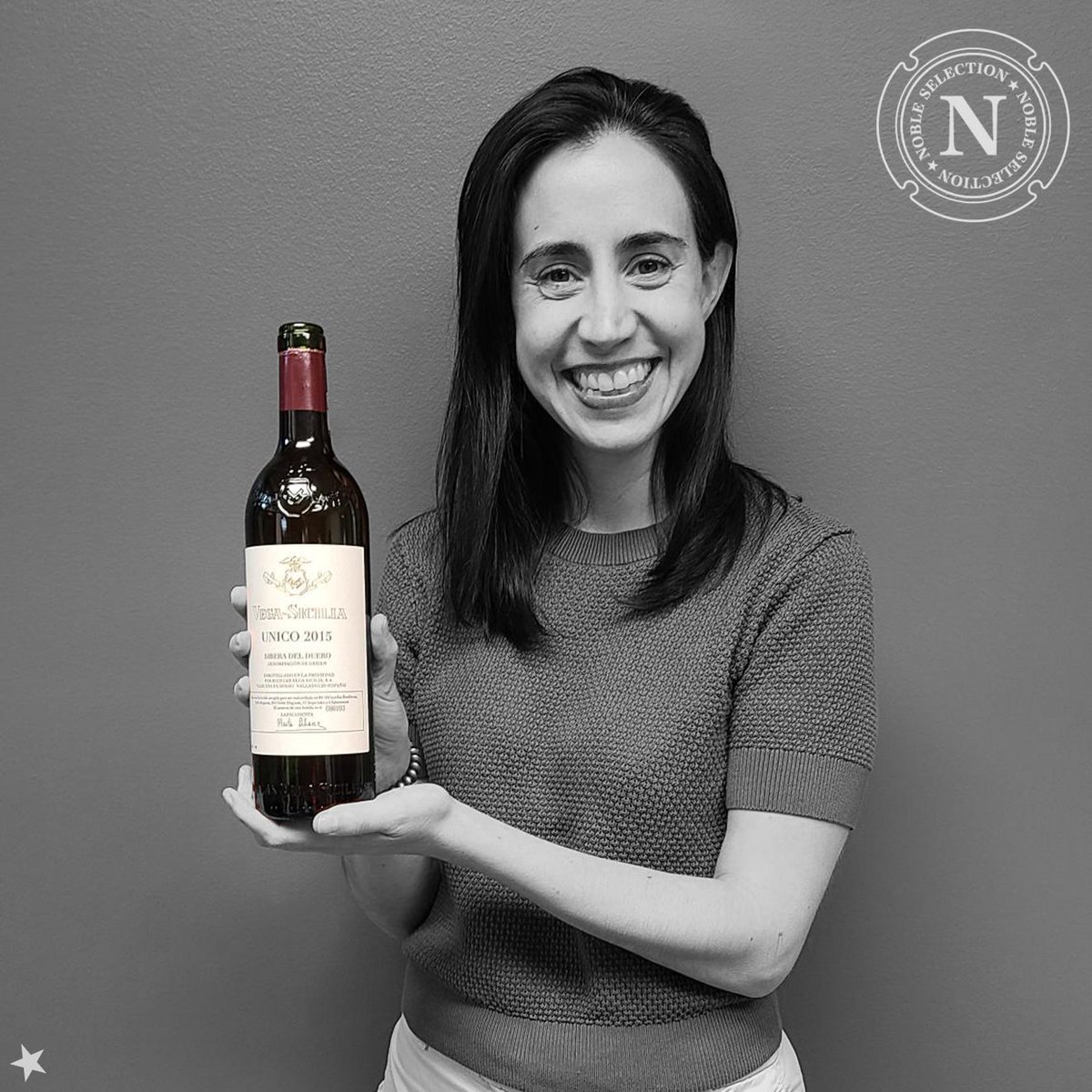 Nous tenons à remercier grandement Diana Kelly du domaine <a href="/TVegaSicilia/">Tempos Vega Sicilia</a>  pour sa récente visite à nos bureaux!