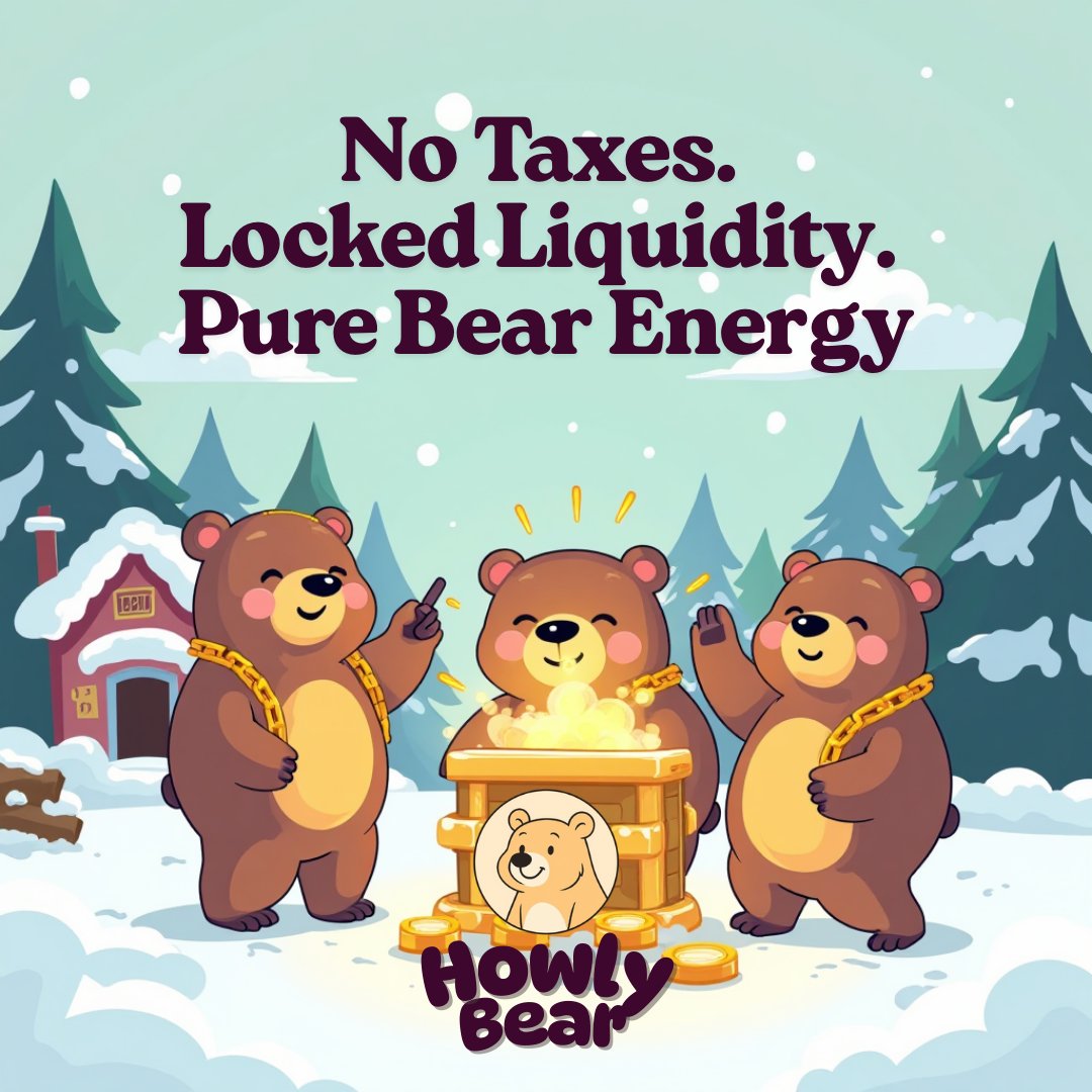 howlybear's tweet image. 🐻 No tricks. No traps. Just raw bear power.

✅ No Taxes
✅ Locked Liquidity
✅ Pure $HOWLY Energy on Solana

The meme coin jungle just found its apex predator. Don’t blink.

CA: DazjSSRYCA7HPLPyhth3bAAQQodmrYNMqR4CUmNjinpx

#HOWLY #Solana #MemeCoinSeason #AltcoinSeason