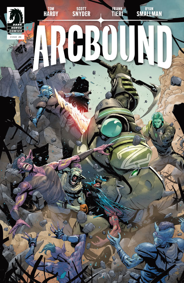 DarkHorseComics's tweet image. Arcbound returns today with issue #6, available wherever you get your comics! Details: bit.ly/46r8yaq

Separated from his team and faced with a terrible bargain, Kai must choose a side, but not before he learns the horrible truth about his betrayal...

By @Ssnyder1835,…