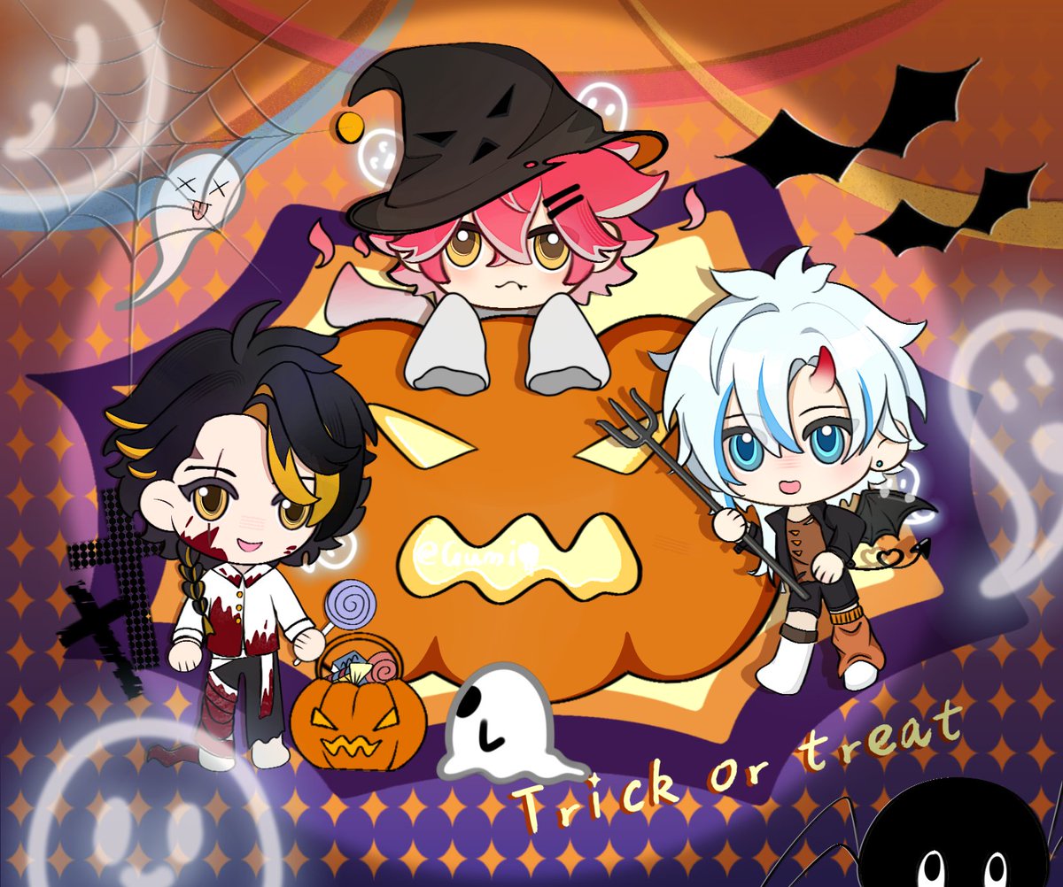 👻⋆｡°✩🎃✩°｡⋆🦇
虽然是万圣节主题，但是提前好久画完了，所以提前发啦😆
<a href="/ShowEgous/">ShowTime-Egous 🦊</a>
<a href="/AyaseEgous/">Ayase Shans🥂Egous</a>
<a href="/RealEgous/">Real-Egous🐯</a>
#Egous