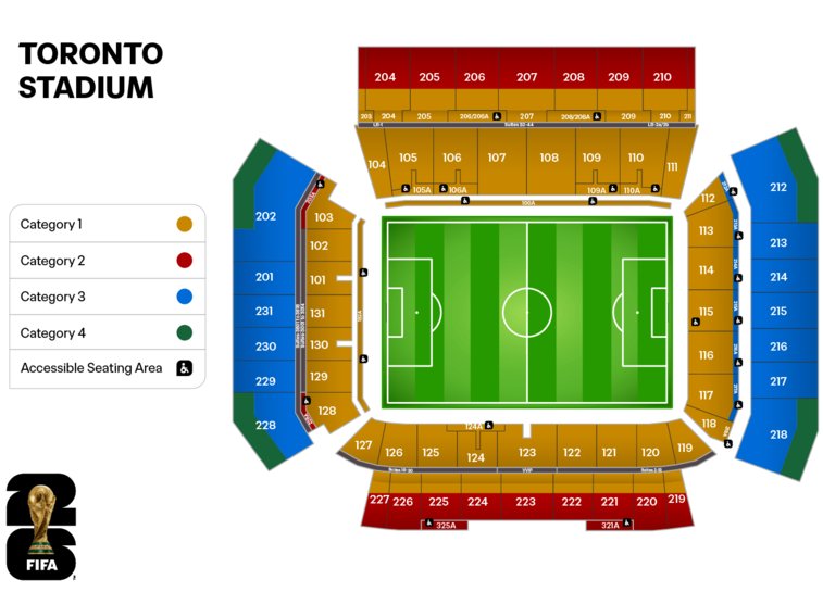 djcuse's tweet image. We officially have ticket prices &amp;amp; seating map for @BMOField  @CANMNT_Official opening match on June 12th next summer.. #CanMNT

Be prepared to payup as expected (all in CAD$)

Cat 1: $2440
Cat 2: $1735
Cat 3: $1000
Cat 4: $495

@World_Cup_Guide
