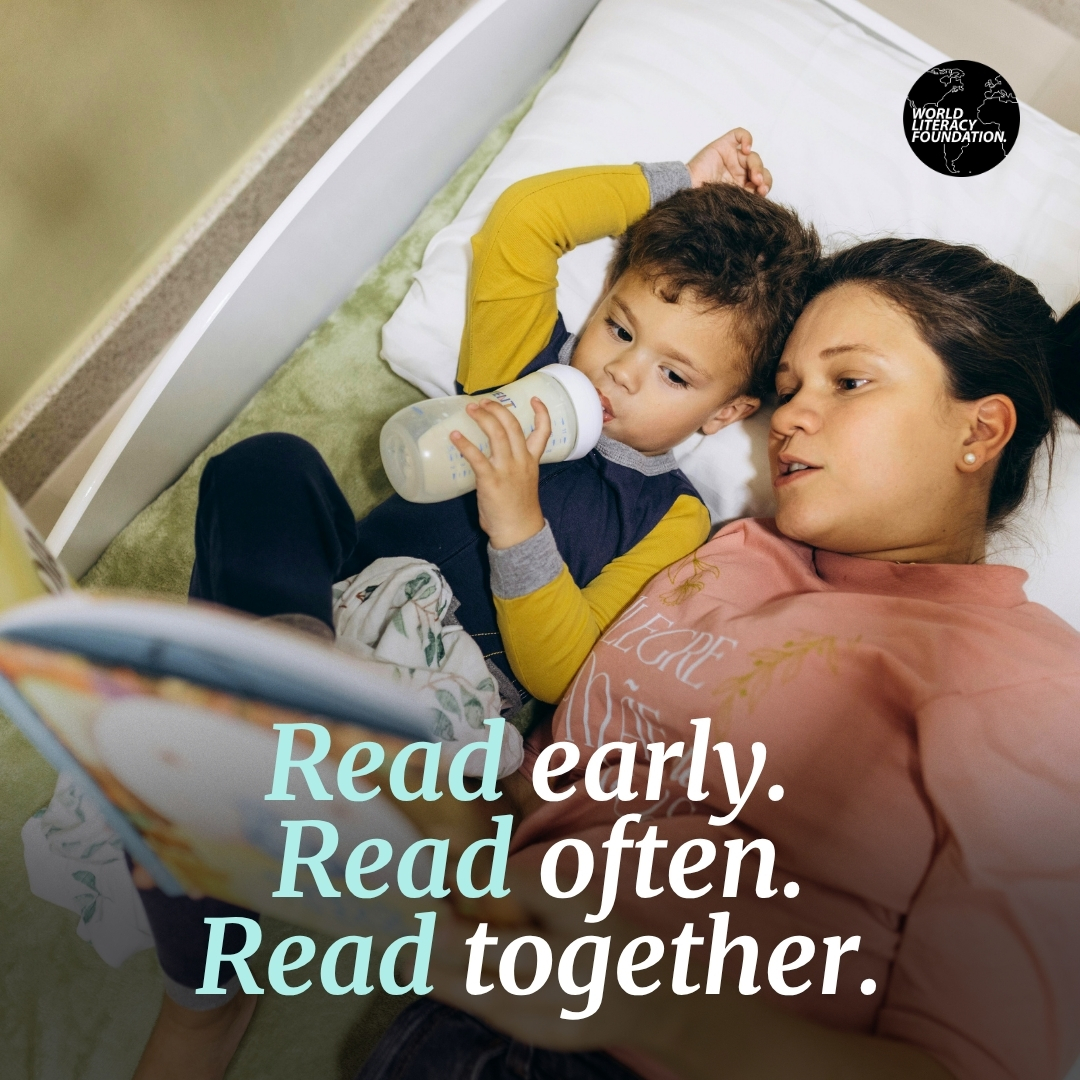 WorldLiteracy's tweet image. Strong, healthy adults grow from families of every kind. A childhood filled with safe, loving, and engaging moments — like sharing stories — gives every child the best chance to thrive.
#WorldLiteracyFoundation #LiteracyForAll #EveryChildDeservesAStory