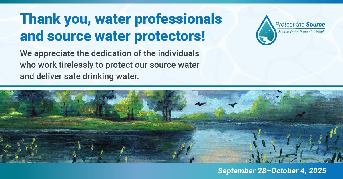 sdcwa's tweet image. It’s #SourceWaterProtectionWeek! This week, we’re recognizing the critical role our rivers, lakes and aquifers play in delivering safe, reliable drinking water. #ProtectTheSource