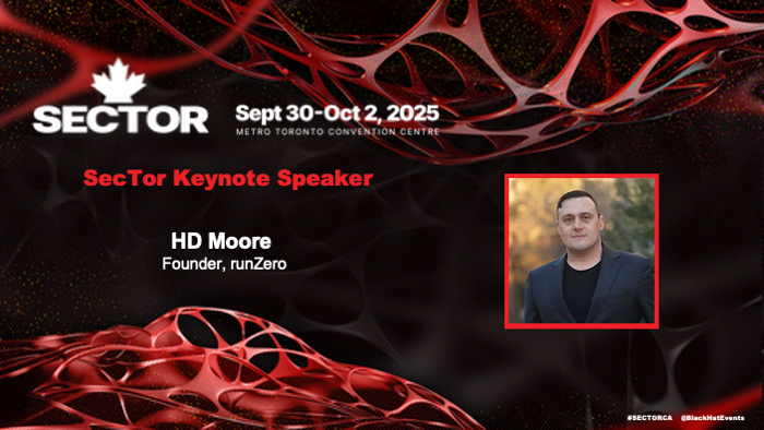 BlackHatEvents's tweet photo. 🛡️✨ Thursday at #sectorca: Don’t miss HD Moore’s Keynote!📍9AM ET | MTCC🔑 “The Once and Future Rules of Cybersecurity” dives into the evolution of security principles—what still works, what doesn’t, and what’s next.
From the creator of Metasploit, this is a must-attend for anyone shaping the future of cyber defense.
🔗 Session details >> https://t.co/BiAAmAh1Wq