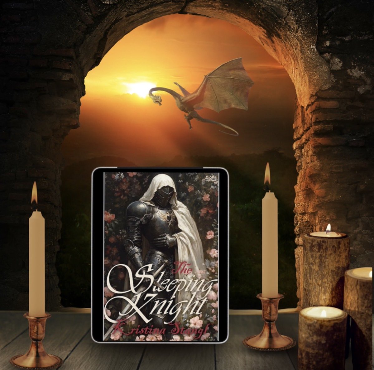 kristina_stangl's tweet photo. He waited 200 years for her, The Sleeping Knight by Kristina Stangl #thesleepingknight #romantasy #romance #fantasy #knightinshiningarmor #curse #truelove #hero #villain #romantasybook #book #bibliophile #fairytale #knight #medieval #AuthorsOfX #fyp #WritingCommunity #booktok https://t.co/CbfyVODsGf