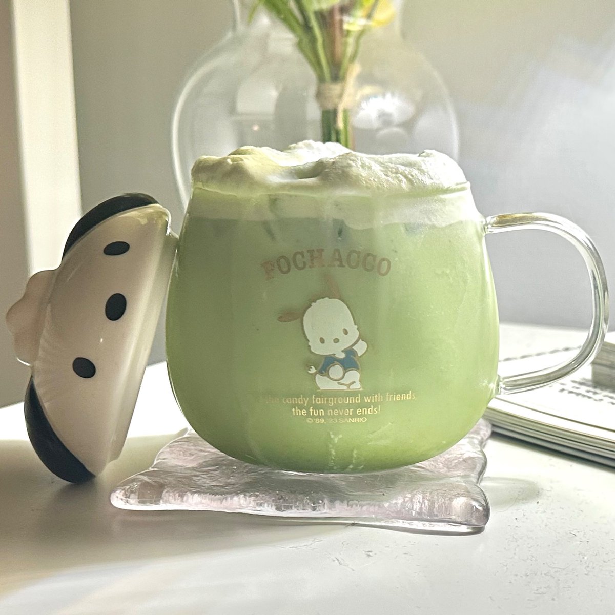 ellestpetite's tweet photo. matcha latte - 180 c https://t.co/vgofn77v2T