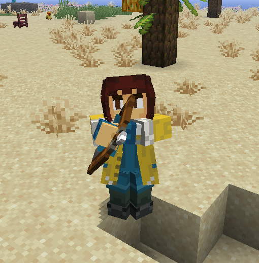 EleventhMouse's tweet photo. How it looks in the game vs How it looks in Blockbench

Having a different idle pose changes some things quite a bit

(Ignore the bottle, it has her favorite juice in it, probably)

#Blockbench #Minecraft https://t.co/LSIjN0hu2f