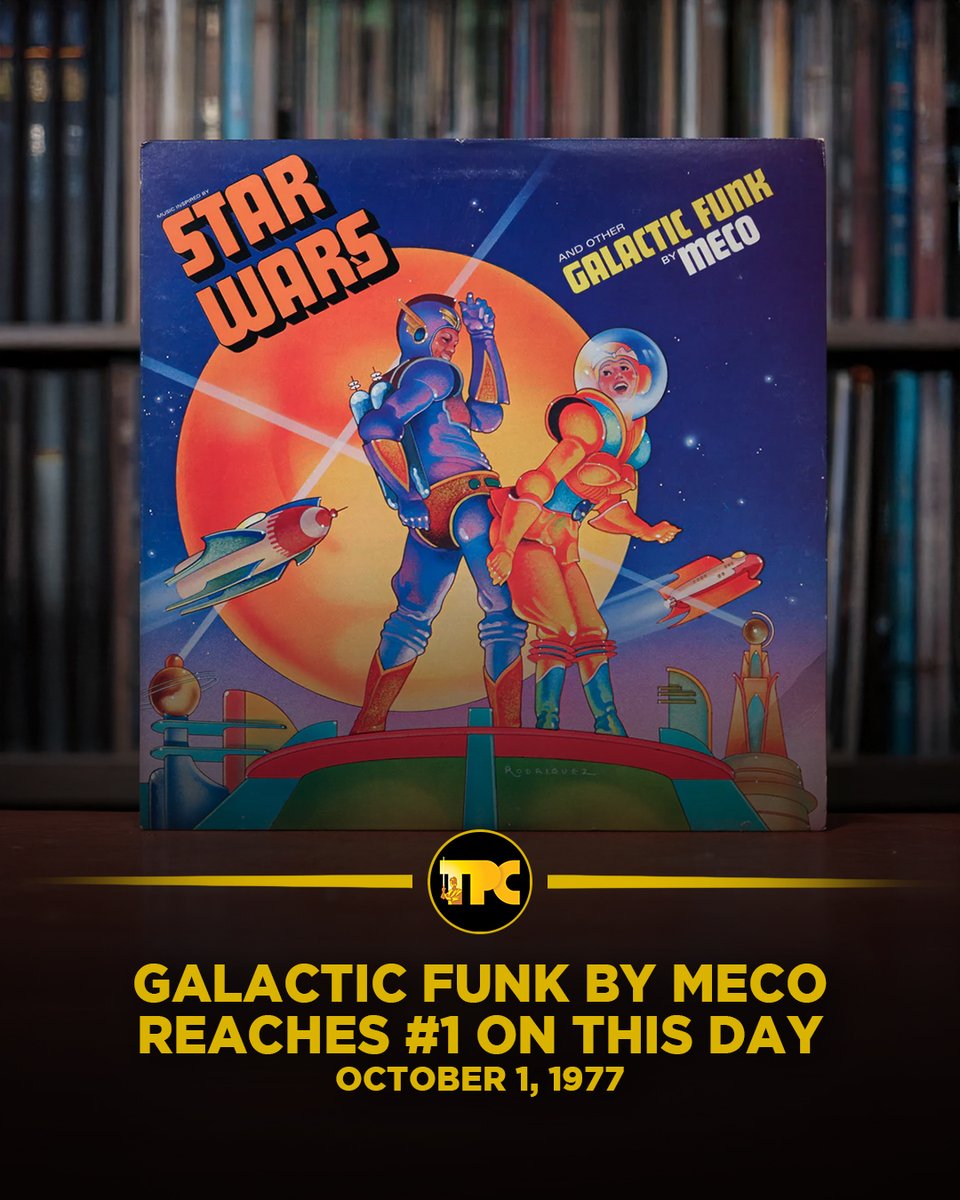 PadawanCollects's tweet image. In 1977, disco met the galaxy far, far away! 🪩✨ Meco’s Star Wars Theme/Cantina Band hit #1 on Billboard, even knocking Elvis off the charts. The album went Platinum &amp;amp; proved Star Wars mania ruled the dance floor! 🎶⚡️ #StarWars #Meco #DiscoFever #70sMusic #VintageVinyl