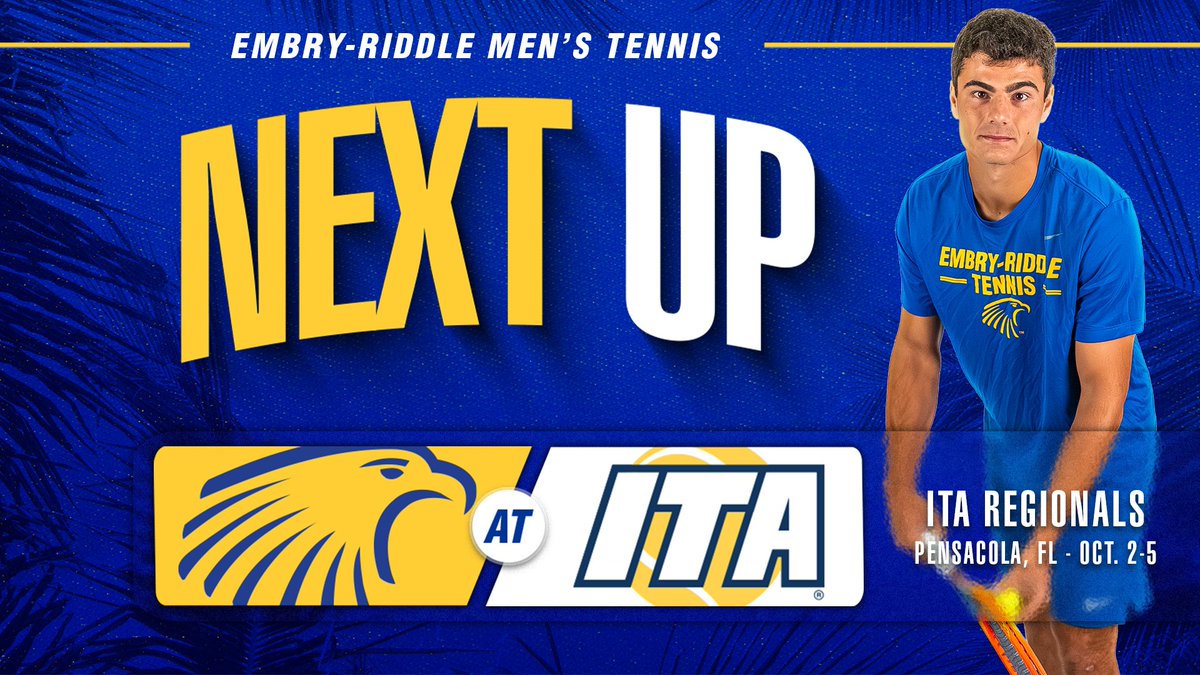 Next Up ➡️➡️ ITA DII Regionals 🌴🎾

The Eagles are set to compete at the <a href="/ITA_Tennis/">ITA</a>  South Regionals on Oct. 2–5 in Pensacola!

View Draws: bit.ly/46Mdnvf

#GoERAU #DaytonasHometownTeam