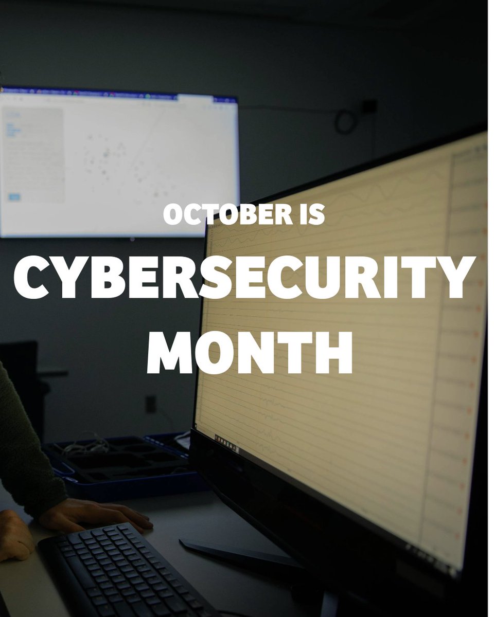 October is CYBERSECURITY month! Follow @oitatua to get tips and tricks on how to stay cybersecure all month long.