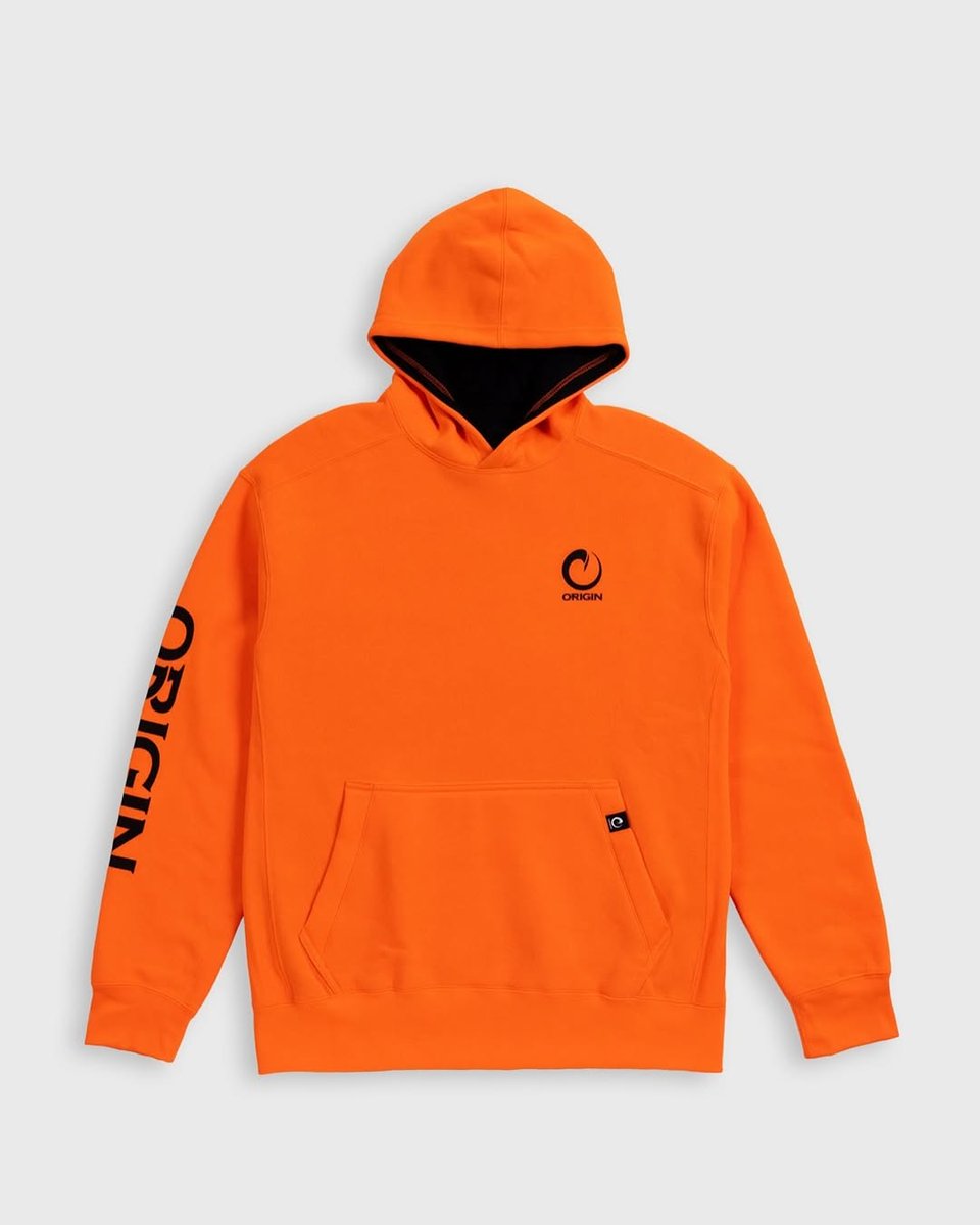 If you want to be seen in the woods this fall, we got you. We just needed to do some product testing first. Blaze orange hoodies. Available Friday. Which one are you going to grab?