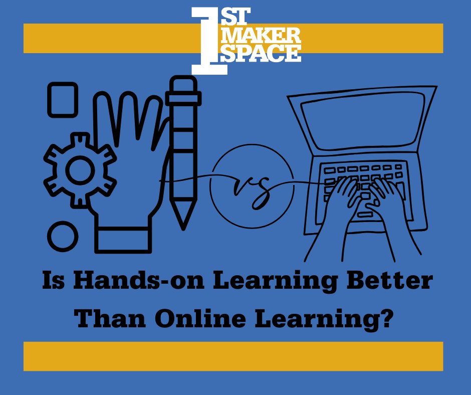 Hands-on vs. online learning — which works best? Our latest blog explores why doing often beats clicking, and how a hybrid approach boosts creativity &amp; retention.

➡️ 1stmakerspace.com/blog/is-hands-…

#STEM #EdTech
