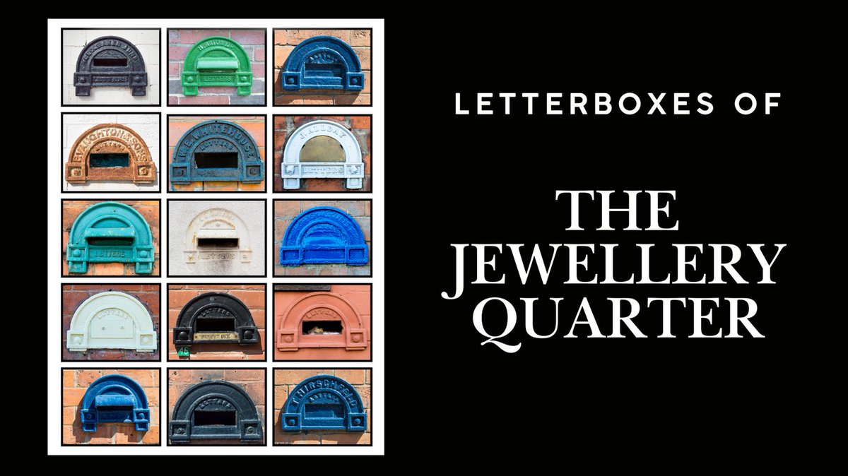 It’s rare for an area to have a unique feature — but the Jewellery Quarter packs plenty into just a square kilometre.
I spent a year mapping its historic letterboxes and uncovering their stories. Sadly, with no protection, many are now disappearing to redevelopment.
#JQ #Heritage