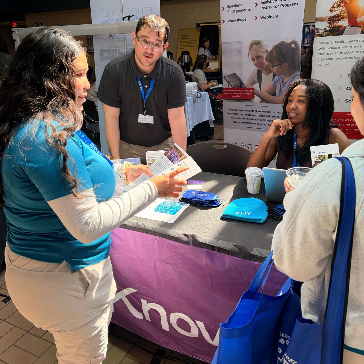 A huge shout out to Ashley and Jeremy for representing Knowbility at the Viva la Vida 2025 convention.
 
This annual conference is a vital for advancing Assistive Technology and supporting people with disabilities, their caregivers, and learning about accessible technology.