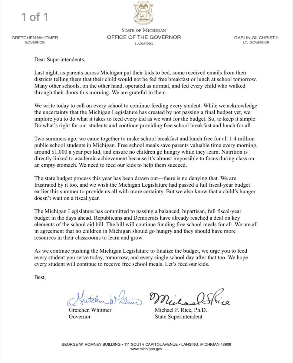 Let’s Feed Our Kids!!!

#MichiganBudget #SchoolMeals