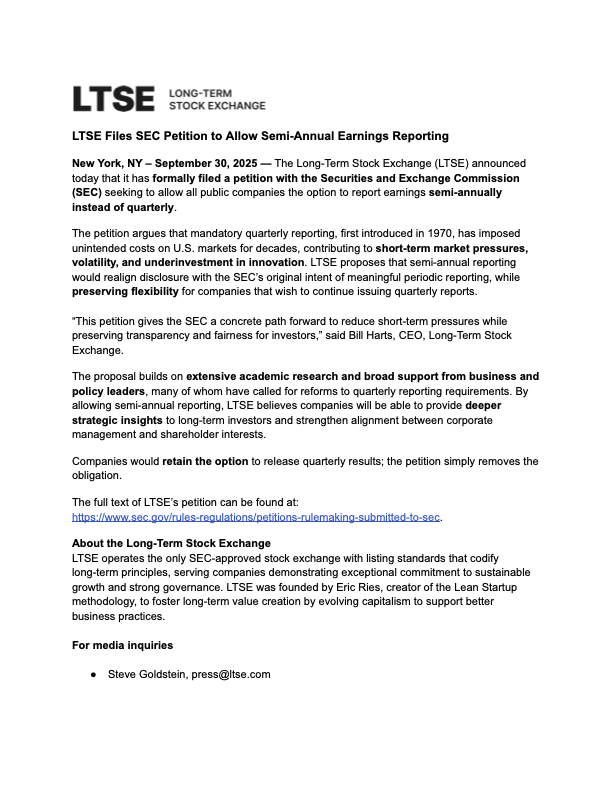 Long-Term Stock Exchange tweet media