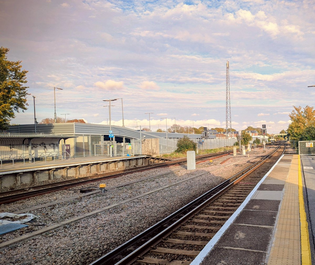 Lovely views to and from work today.