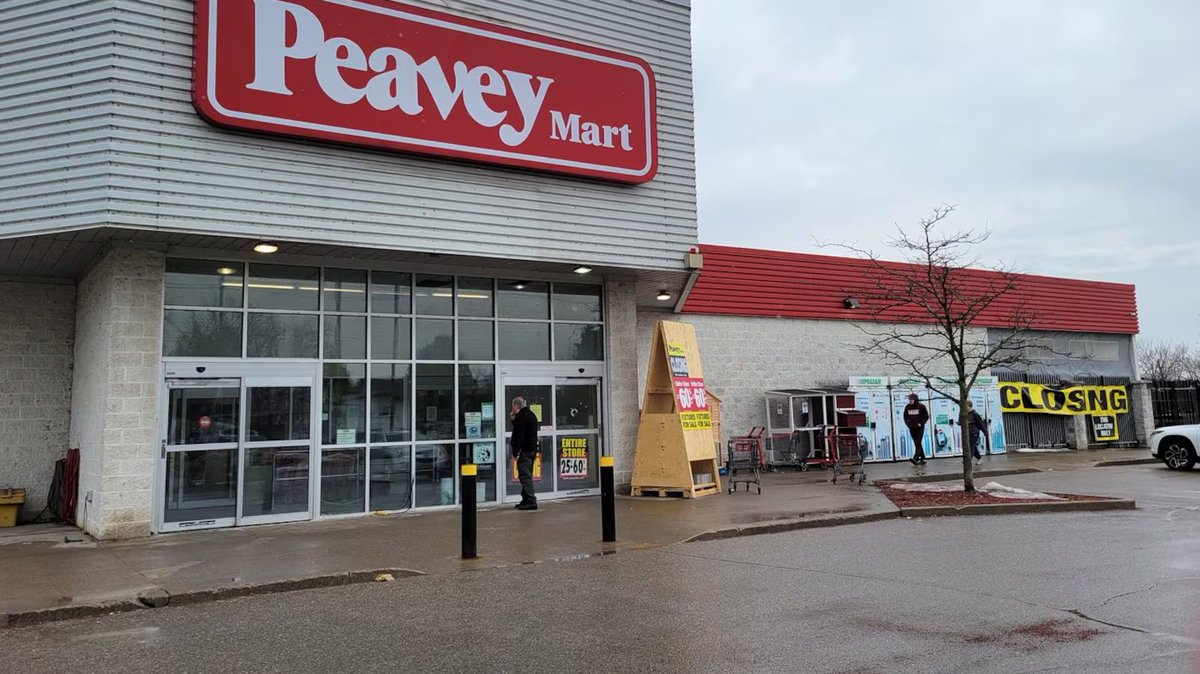 Just in time for Christmas! Peavey Mart re-opening! As per The Canadian Press.