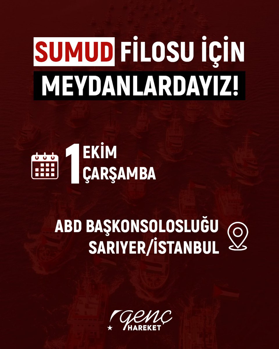 Sumud filosuna destek için meydanlardayız!

Mazlumların umudu olan Sumud filosuna ses olmak, direnişin yanında durmak için tüm halkımızı meydanlara davet ediyoruz.