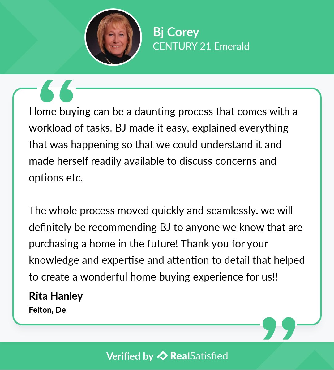 corey_bj's tweet photo. I am so happy for Rita and Jake.... they both work so hard, they really deserve to have this lovely home. Both of them so great to work with. https://t.co/uzOENpcL4c via @realsatisfied https://t.co/W0lt9r572p