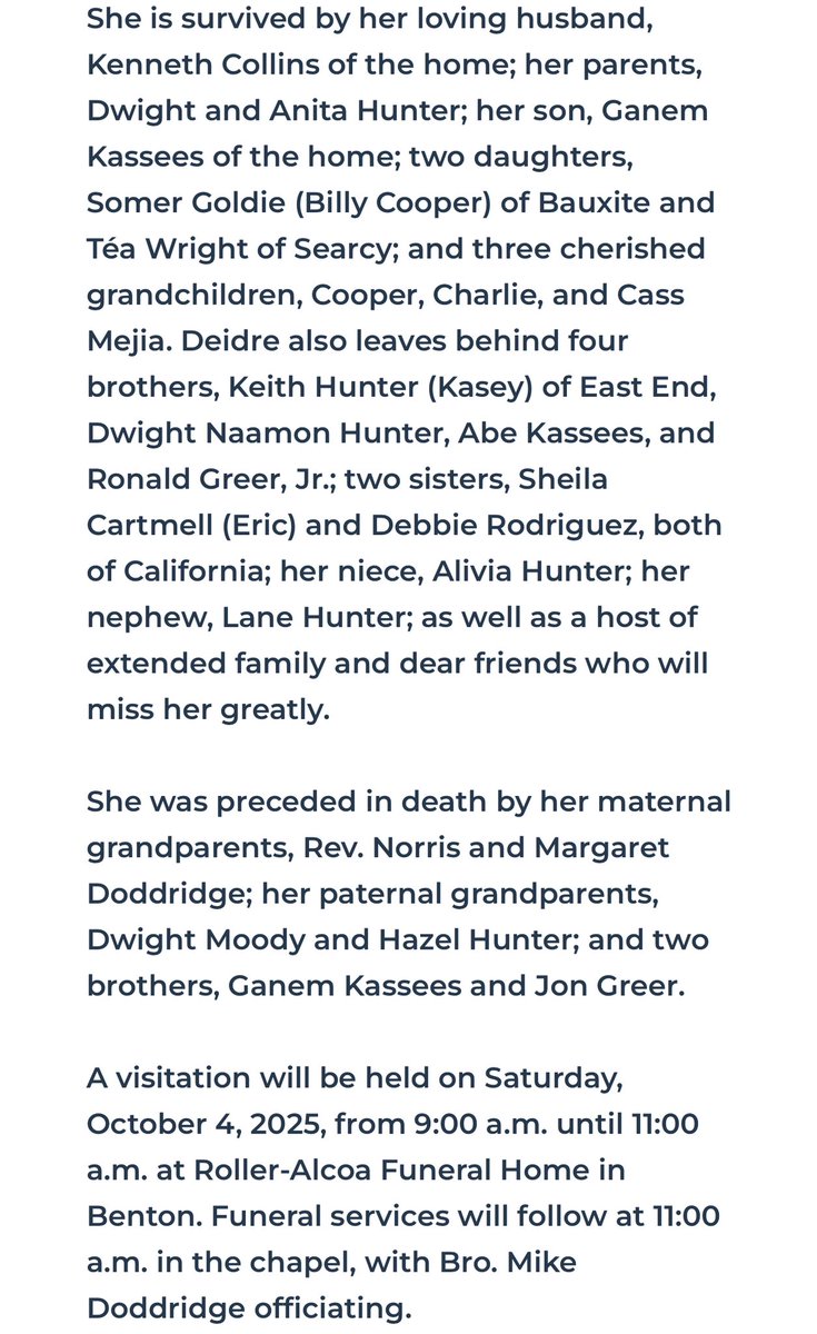 In case you didn’t see, here is <a href="/just_a_hog_fan/">Just a Hog Fan</a> obituary &amp; service information.  RIL Diedre. 🫶🏻🫶🏻