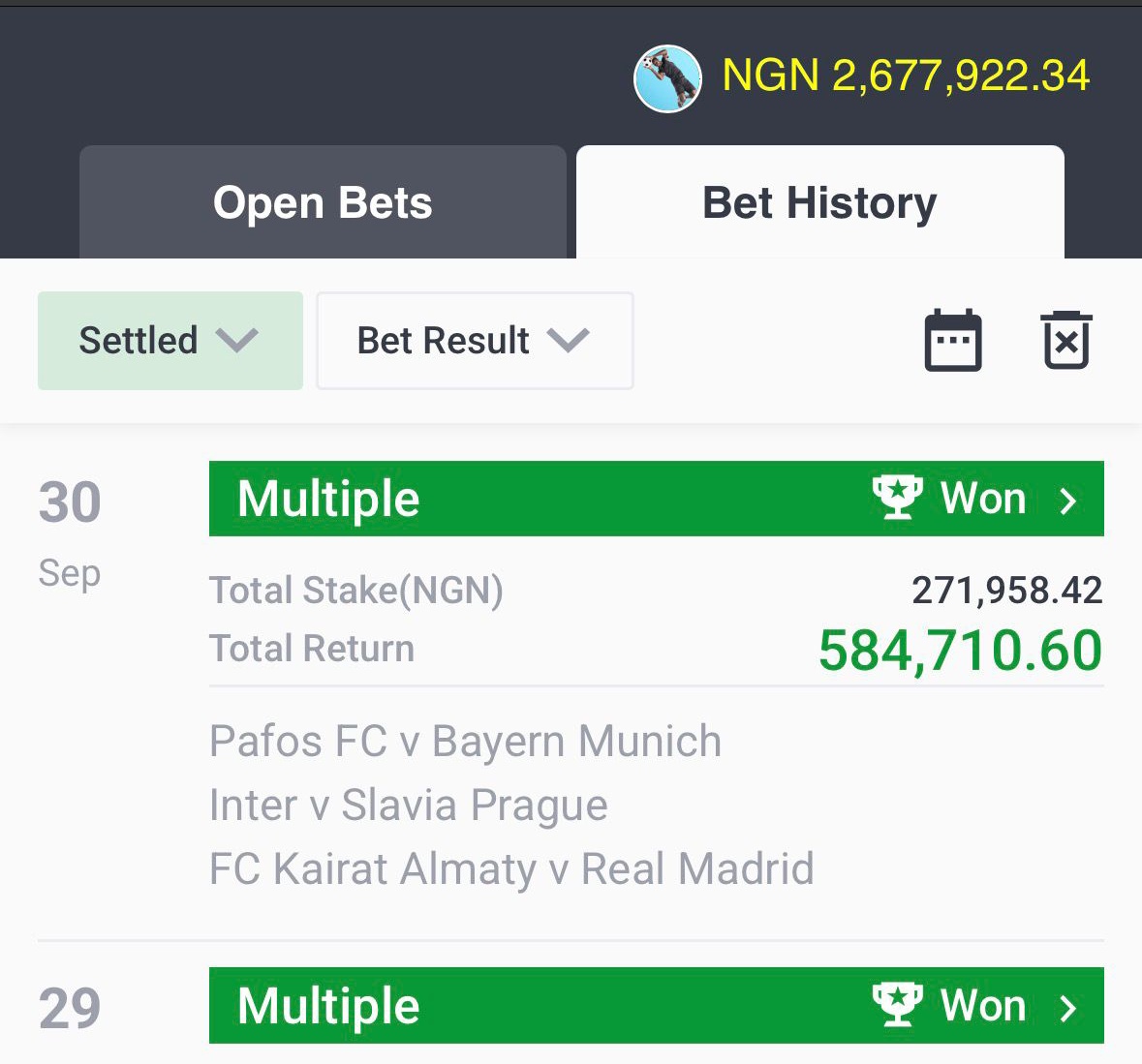 Morgan94157's tweet photo. @hnr_akinsowon @SportyBet This Channel Contains the Previous 3-Day BLE ROLLOVER Winnings.

 Reach BOOM 💥 🤯 CHAIRMAN on Telegram Click Link to Join.. https://t.co/l6Ldm7U4du….

The game is just free you are not pay any money https://t.co/XpM3yERri8