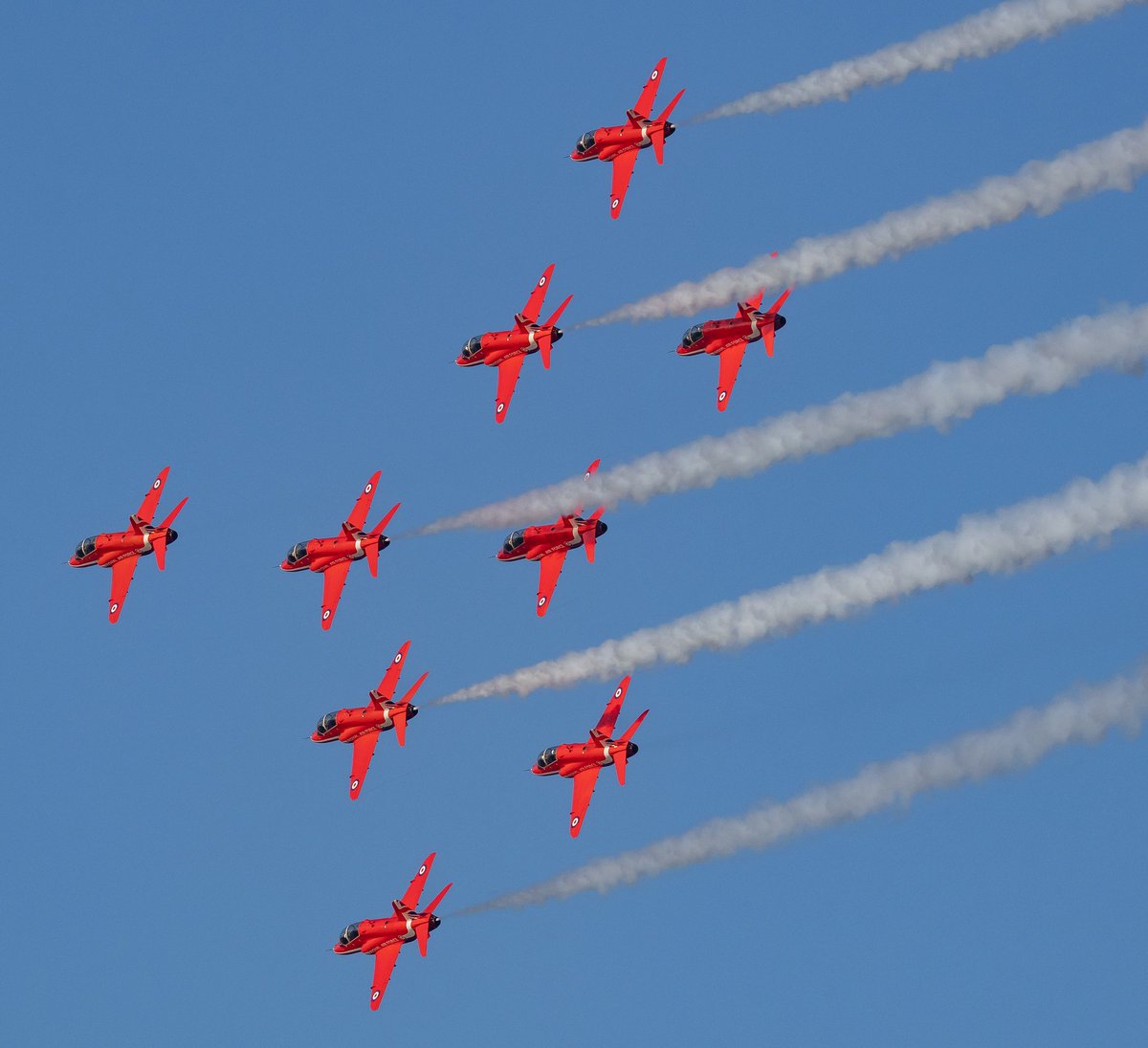 Martynfoss's tweet image. Topside of Shuttle @rafredarrows #redarrows