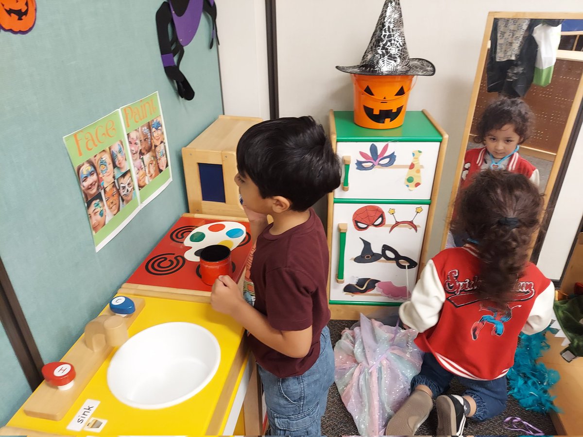 Barela_ECE's tweet photo. Some creative 🎃 Costume Shop 🦖🐈‍⬛️creations are coming to life in #MsVerret's classroom this October!
@HumbleISD_OE @HumbleISD_PREK 
#Play4PreK #PreKExplorers https://t.co/FqDbfzKr2V