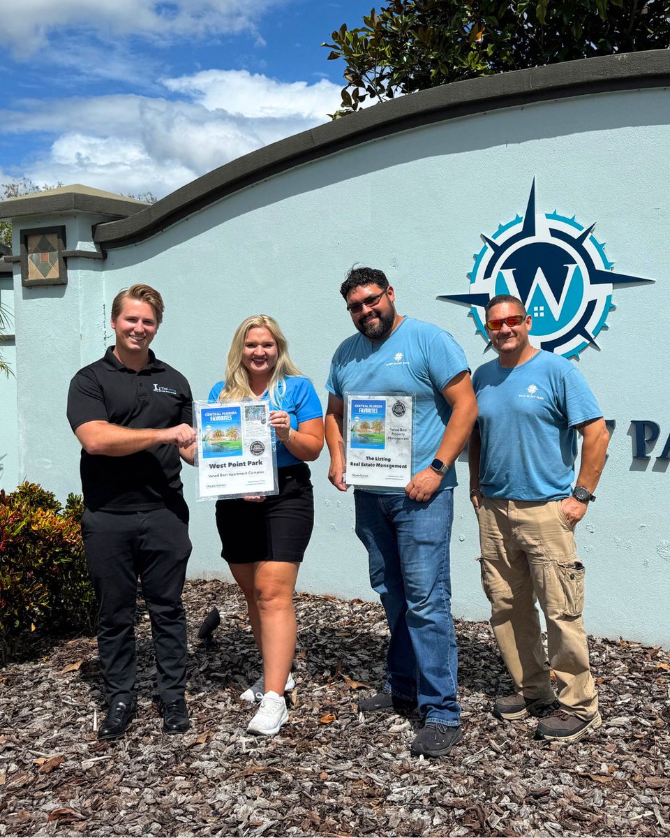 TheListingREM's tweet photo. It was an exciting and special day delivering &amp; hanging up our Central Florida Favorites awards! 🌟

Seeing the smiles, handshakes, and genuine appreciation from our community is truly amazing — it’s a reminder of how special Central Florida really is. 🏡 https://t.co/H4OvkMj5yY