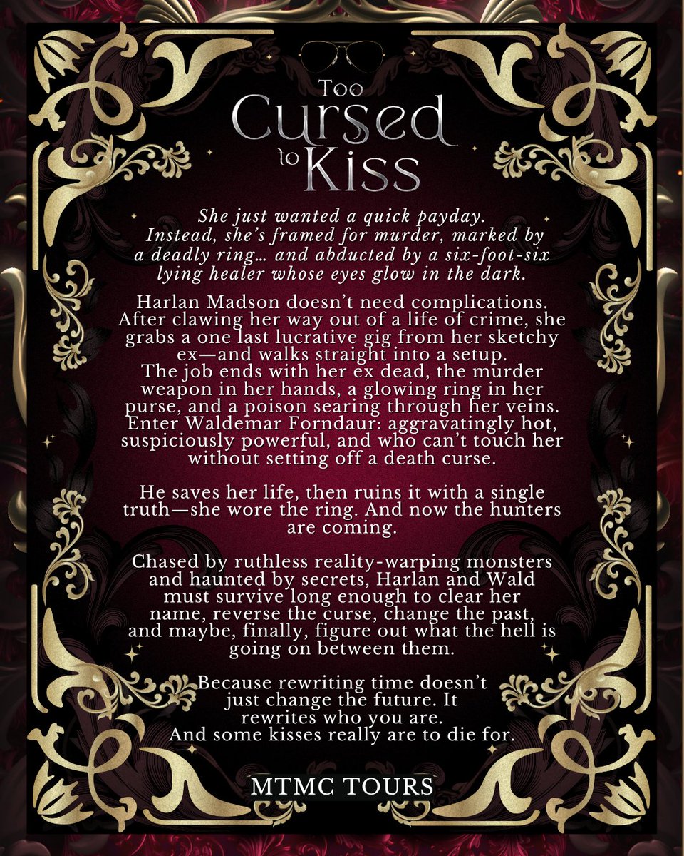 Wishing a happy release day to TOO CURSED TO KISS by J. Morgyn White! 🖤🎉 Dark, romantic, &amp; twisted with shadow-soaked magic, Too Cursed to Kiss is a genre-bending urban fantasy romance packed with wicked humor.
Out now from Scyon Press &amp; available on KU! amazon.com/Too-Cursed-Kis…