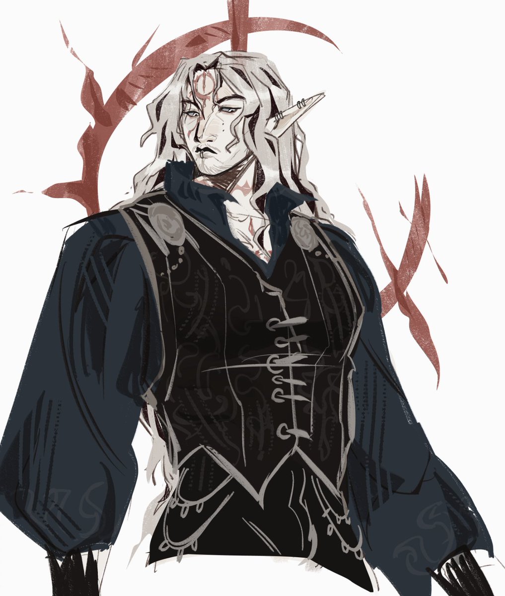 frog_teethh's tweet image. New dnd character named Remus guys DONT be fooled hes a little fucked up…