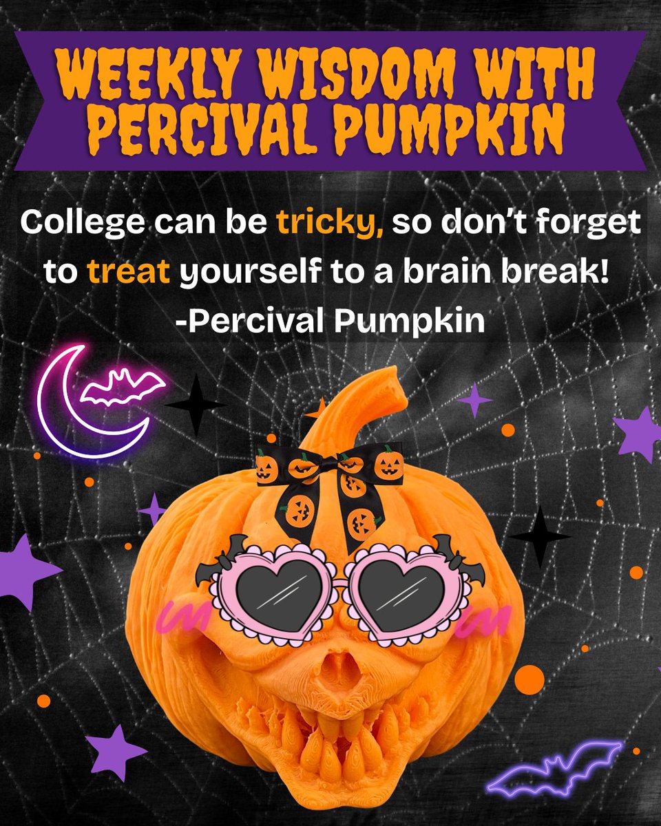 graingerlibrary's tweet image. This week, Percival wants to remind you that it is important to take breaks. 
Luckily, we have a few resources to help with that, such as: 
- The IDEA Lab
- A board game collection 
- A video game collection of PS4, PS5, Xbox, and Nintendo Switch games
- A popular book collection