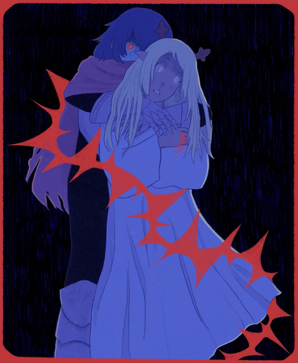 your eyes vacant and stained #kriselle #DELTARUNE