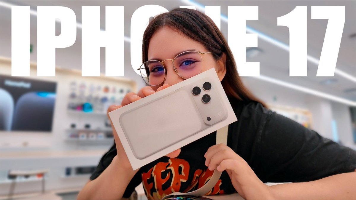 🚨NUEVO VIDEO🚨

VLOG RECOGIENDO EL IPHONE 17 PRO MAX  Y MI PRIMER APAGON📱✨

youtu.be/MYReZjRWUSY