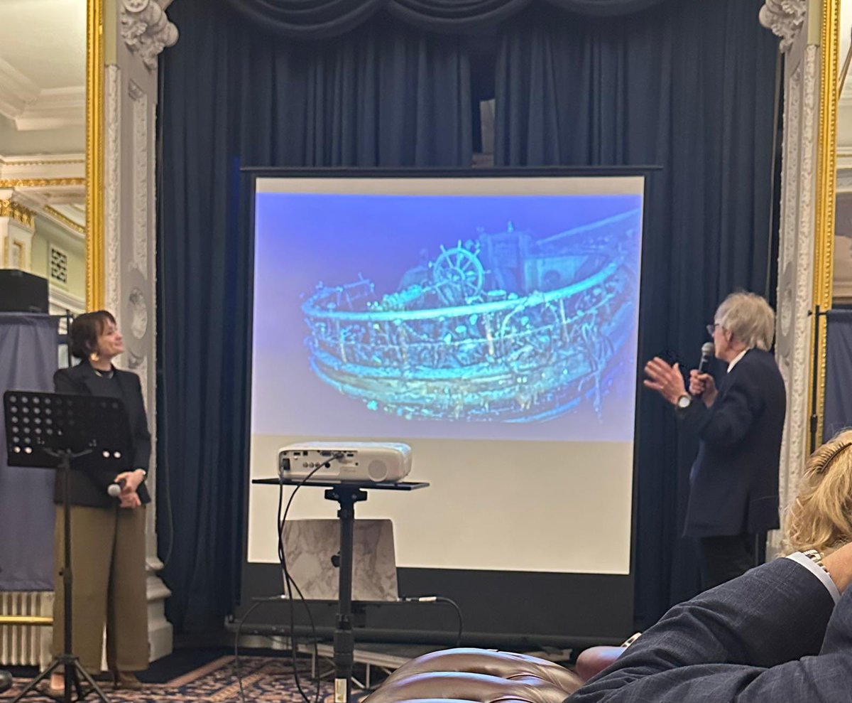 FMHT’s Trustee Mensun Bound was delighted to speak at the East India Club in London last night with the incredible Natalie Hewit. Nat was one of the Directors of Endurance, currently streaming on Disney +. 

fmht.co.uk/shackletons-en…