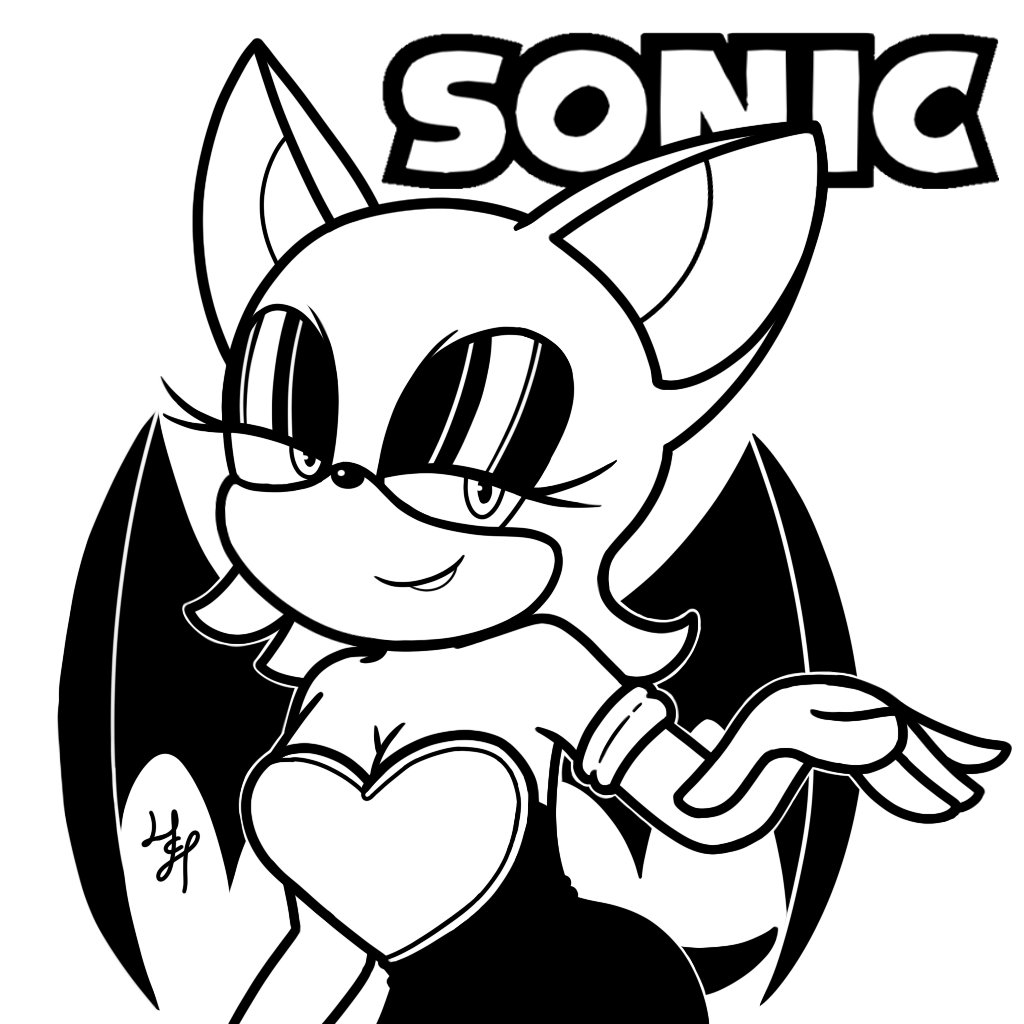Hikerdashian's tweet photo. #Divatober Dรญa 1: Rouge the bat! โค๏ธ๐ฆ https://t.co/L68pbgU6I1