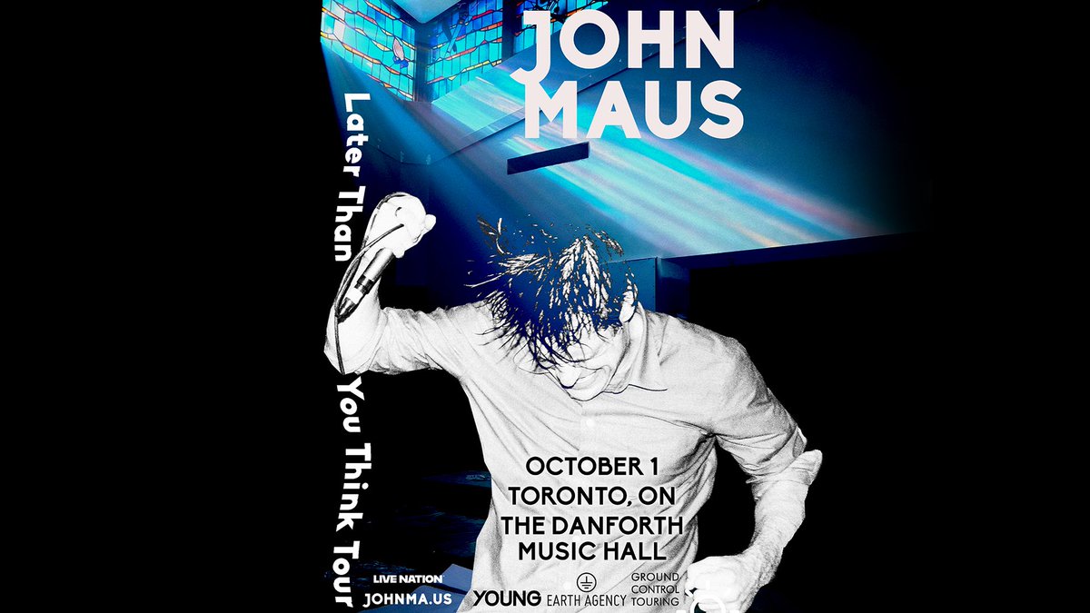 TheDanforthMH's tweet image. TONIGHT: Don’t miss John Maus unleash a night of raw emotion and futurist chaos at Danforth Music Hall ⚡️
Set times below:
7:00 PM – Doors
8:00 PM - Lex Walton
9:00 PM - John Maus
*All set times are subject to change