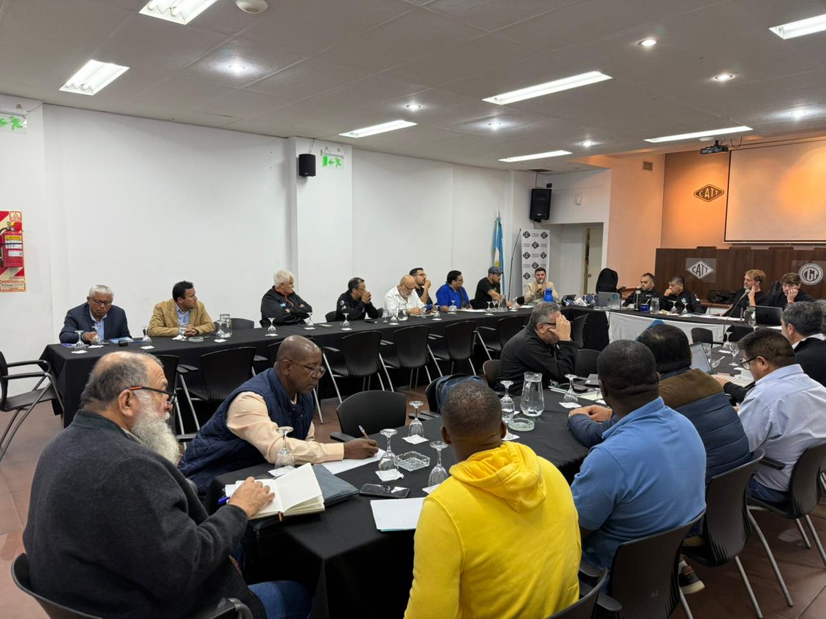 #FeMPINRATVOFICIAL La ITF cerró el Encuentro Regional del sector de la pesca en la que participaron Emiliano Addisi (sec regional adjunto), Juan Navarro (presidente regional de la sección de pesca), Chris Williams (coordinador global de la sección de pesca), Jorge Aruto