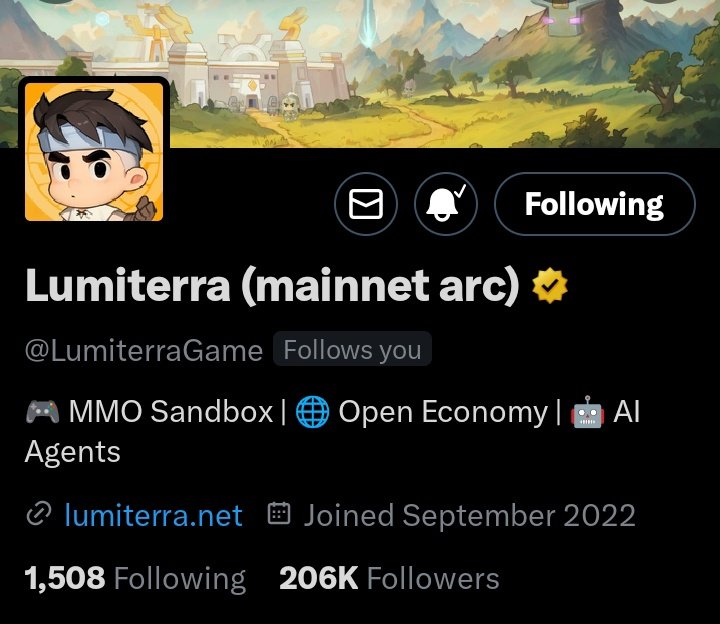 Now’s the time to lock in on <a href="/LumiterraGame/">Lumiterra (mainnet arc)</a>

Every item you earn, craft or trade is fully onchain, no wasted grind, no fake ownership. What you build is yours to keep, sell, or use however you want.

Its simple, real Ownership.